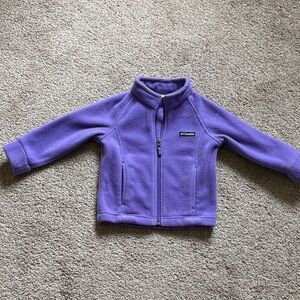 2T Toddler Girl Columbia Lavender Fleece Zip Up